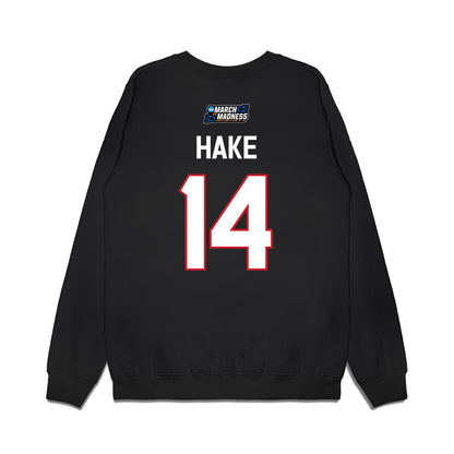 Nebraska - NCAA Women's Basketball : Callin Hake - March Madness Shersey Premium Crewneck Sweatshirt-1