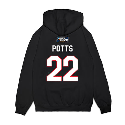 Nebraska - NCAA Women's Basketball : Natalie Potts - March Madness Shersey Premium Hooded Sweatshirt-1