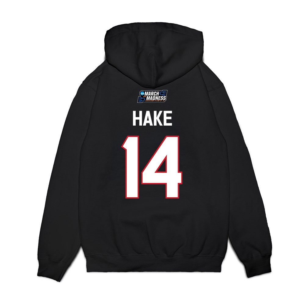 Nebraska - NCAA Women's Basketball : Callin Hake - March Madness Shersey Premium Hooded Sweatshirt-1