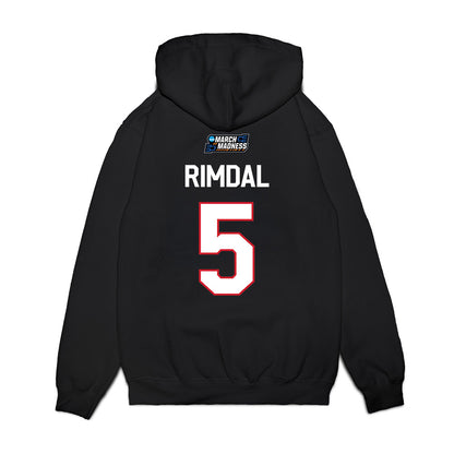 Nebraska - NCAA Women's Basketball : Alberte Rimdal - March Madness Shersey Premium Hooded Sweatshirt-1
