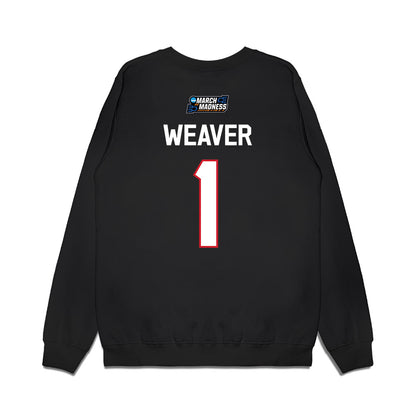 Nebraska - NCAA Women's Basketball : Hailey Weaver - March Madness Shersey Premium Crewneck Sweatshirt-1