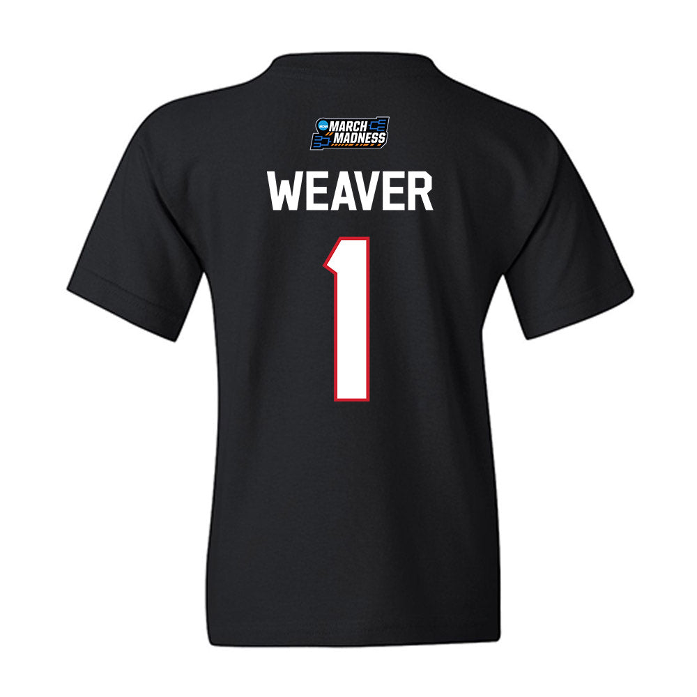 Nebraska - NCAA Women's Basketball : Hailey Weaver - March Madness Shersey Youth T-Shirt-1