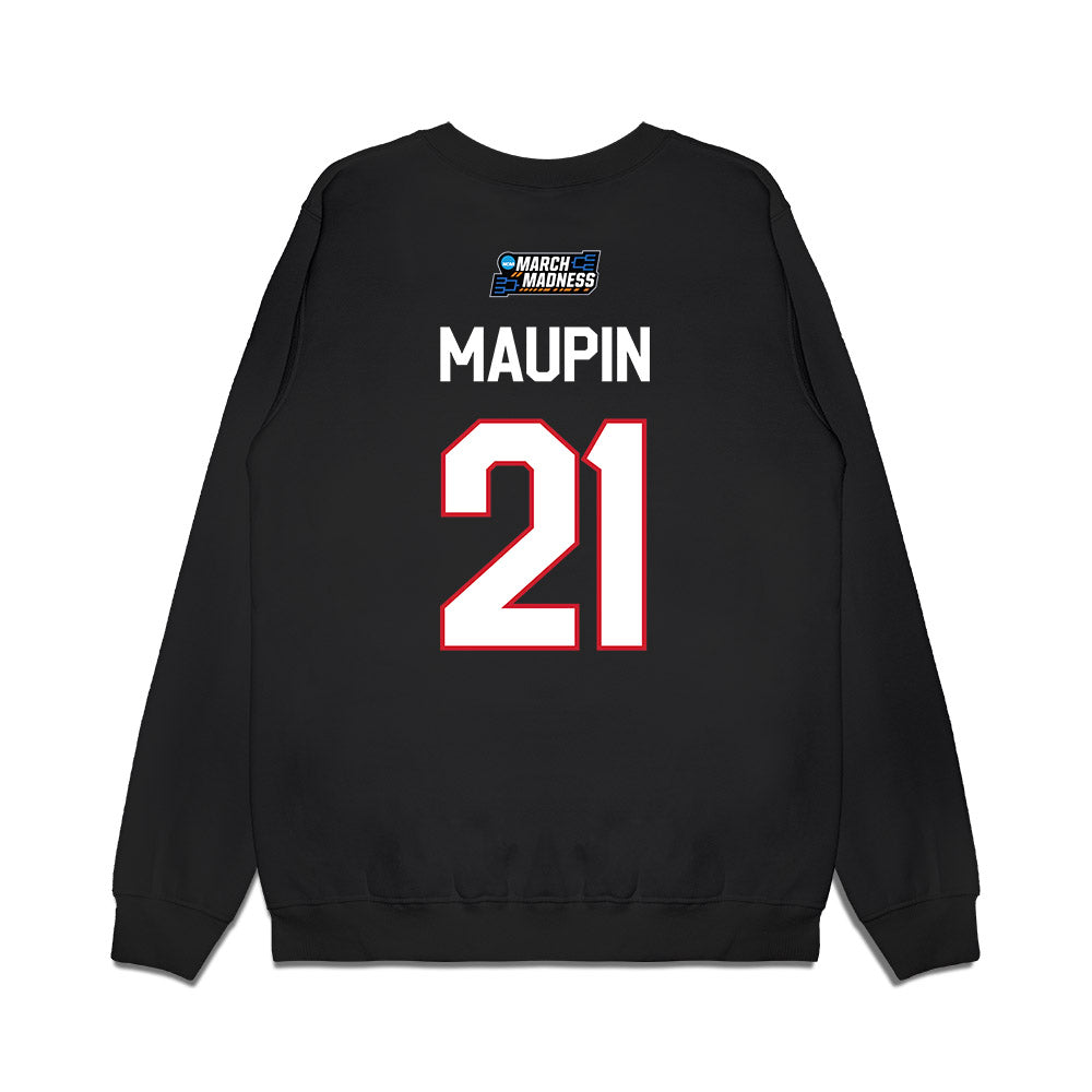 Nebraska - NCAA Women's Basketball : Eliza Maupin - March Madness Shersey Premium Crewneck Sweatshirt-1