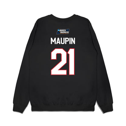 Nebraska - NCAA Women's Basketball : Eliza Maupin - March Madness Shersey Premium Crewneck Sweatshirt-1