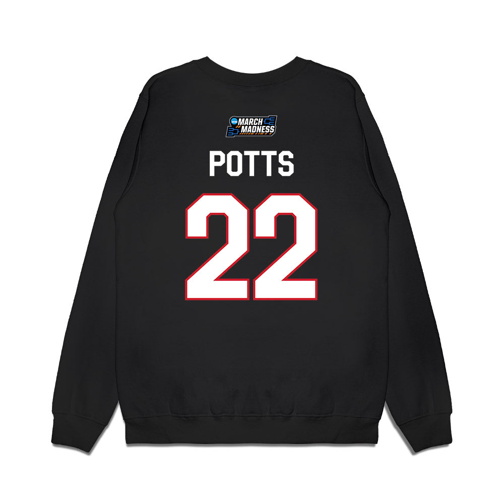 Nebraska - NCAA Women's Basketball : Natalie Potts - March Madness Shersey Premium Crewneck Sweatshirt-1