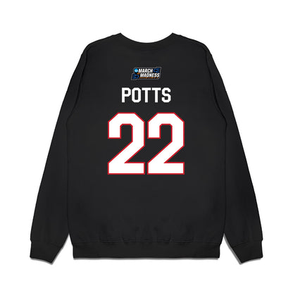 Nebraska - NCAA Women's Basketball : Natalie Potts - March Madness Shersey Premium Crewneck Sweatshirt-1
