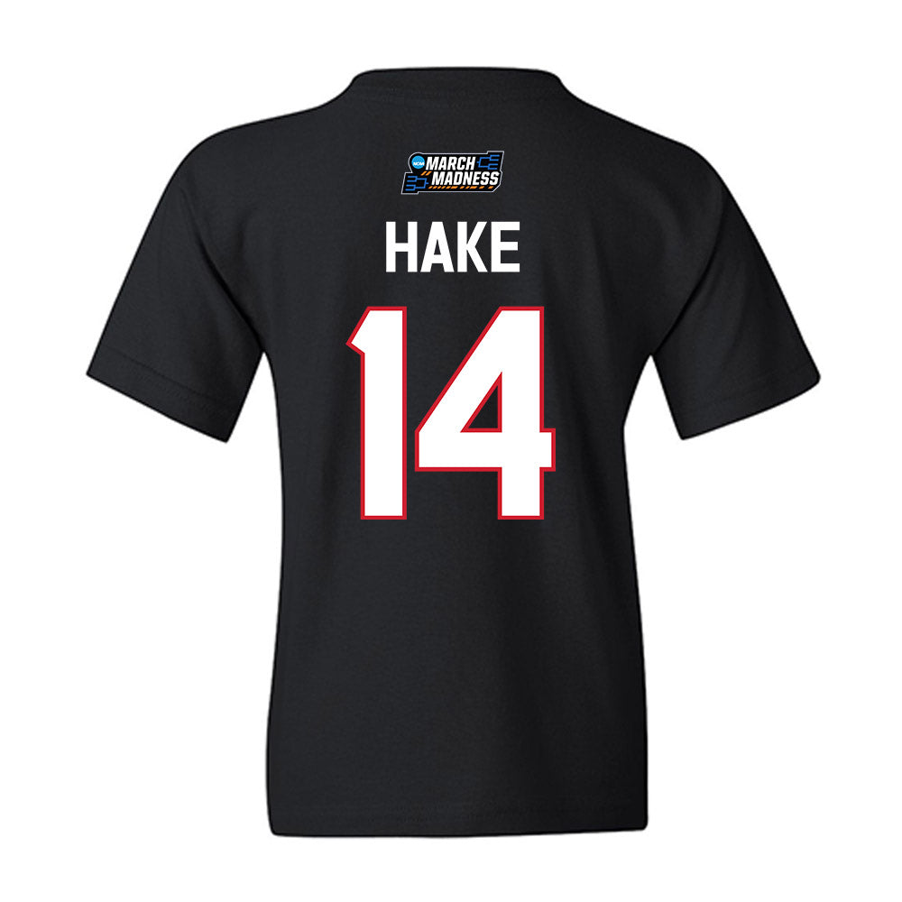 Nebraska - NCAA Women's Basketball : Callin Hake - March Madness Shersey Youth T-Shirt-1