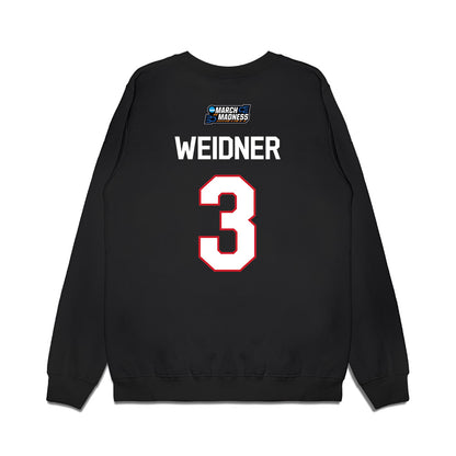 Nebraska - NCAA Women's Basketball : Allison Weidner - March Madness Shersey Premium Crewneck Sweatshirt-1