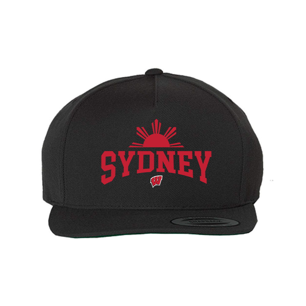 Wisconsin - NCAA Softball : Sydney Vitangcol - Snapback Hat-0