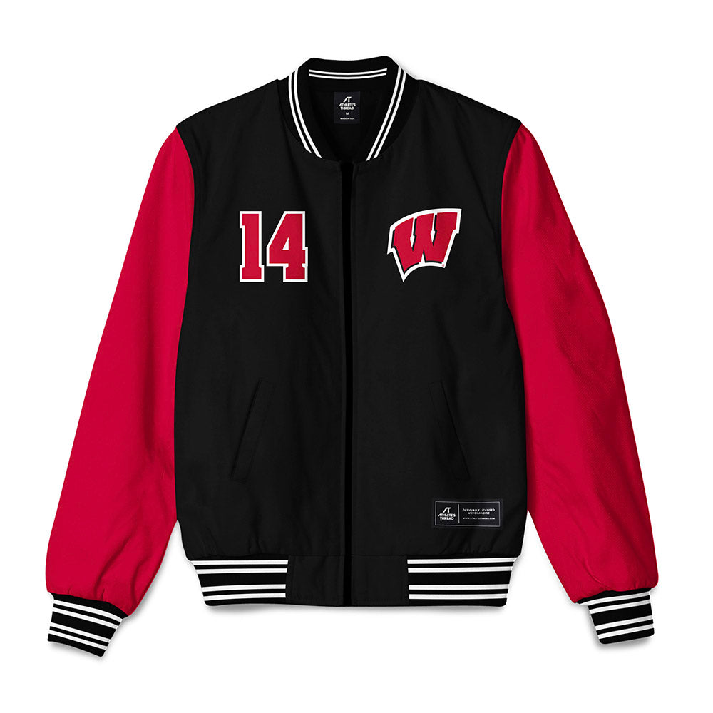 Wisconsin - NCAA Softball : Sydney Vitangcol - Bomber Jacket-0