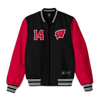 Wisconsin - NCAA Softball : Sydney Vitangcol - Bomber Jacket-0