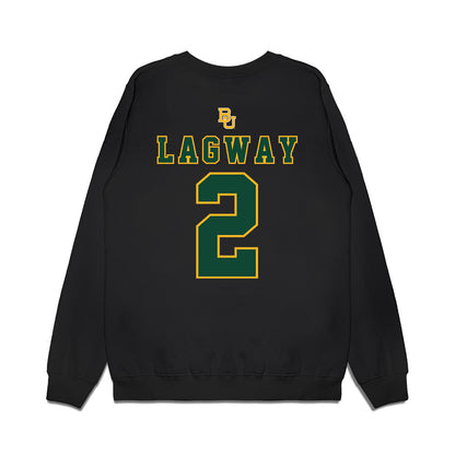 Baylor - NCAA Football : - Lagway All The Way Premium Crewneck Sweatshirt-1