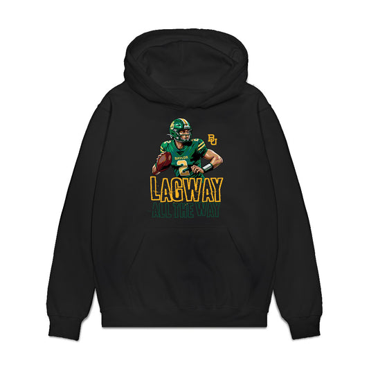Baylor - NCAA Football : - Lagway All The Way Premium Hooded Sweatshirt-0
