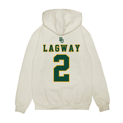 Baylor - NCAA Football : DJ Lagway - DL2 Premium Hooded Sweatshirt-1