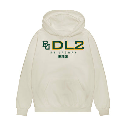Baylor - NCAA Football : DJ Lagway - DL2 Premium Hooded Sweatshirt-0