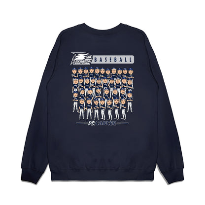 Georgia Southern - NCAA Baseball : Eagles vs Cancer Premium Crewneck Sweatshirt-1