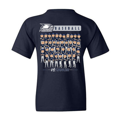 Georgia Southern - NCAA Baseball : Eagles vs Cancer Youth T-Shirt-1