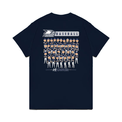 Georgia Southern - NCAA Baseball : Eagles vs Cancer Comfort Colors T-Shirt-1