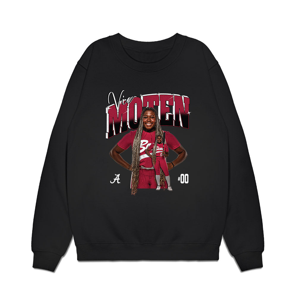 Alabama - NCAA Softball : Vic Moten - Collage Premium Crewneck Sweatshirt-0