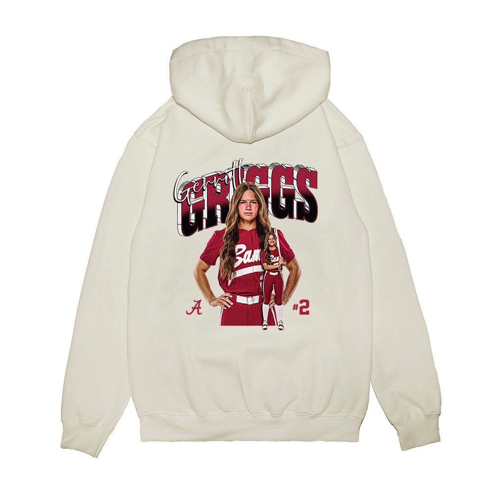Alabama - NCAA Softball : Gerritt Griggs - Collage Premium Hooded Sweatshirt-1