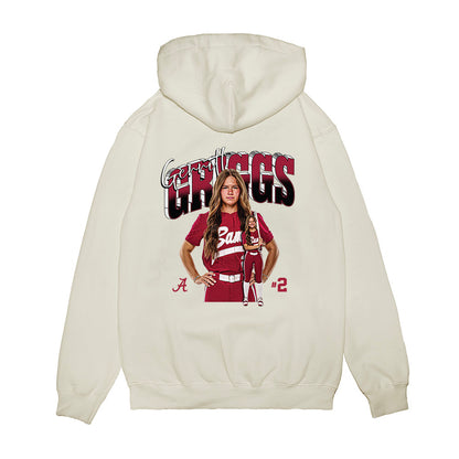 Alabama - NCAA Softball : Gerritt Griggs - Collage Premium Hooded Sweatshirt-1