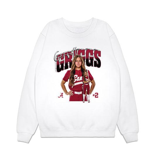 Alabama - NCAA Softball : Gerritt Griggs - Collage Premium Crewneck Sweatshirt-0
