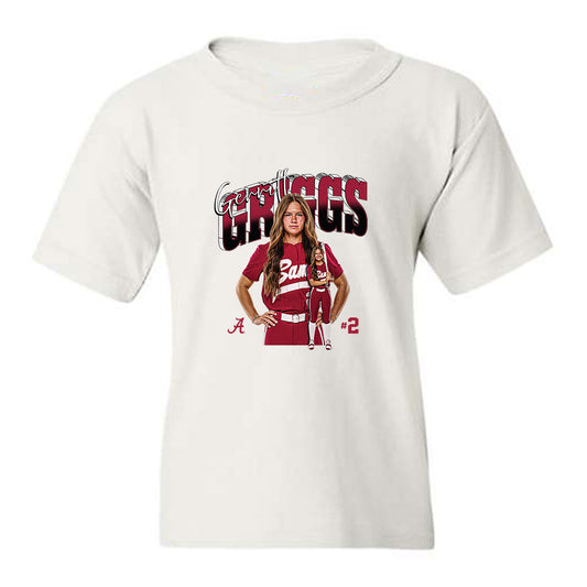 Alabama - NCAA Softball : Gerritt Griggs - Collage Youth T-Shirt-0