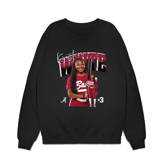 Alabama - NCAA Softball : Kristen White - Collage Premium Crewneck Sweatshirt-0