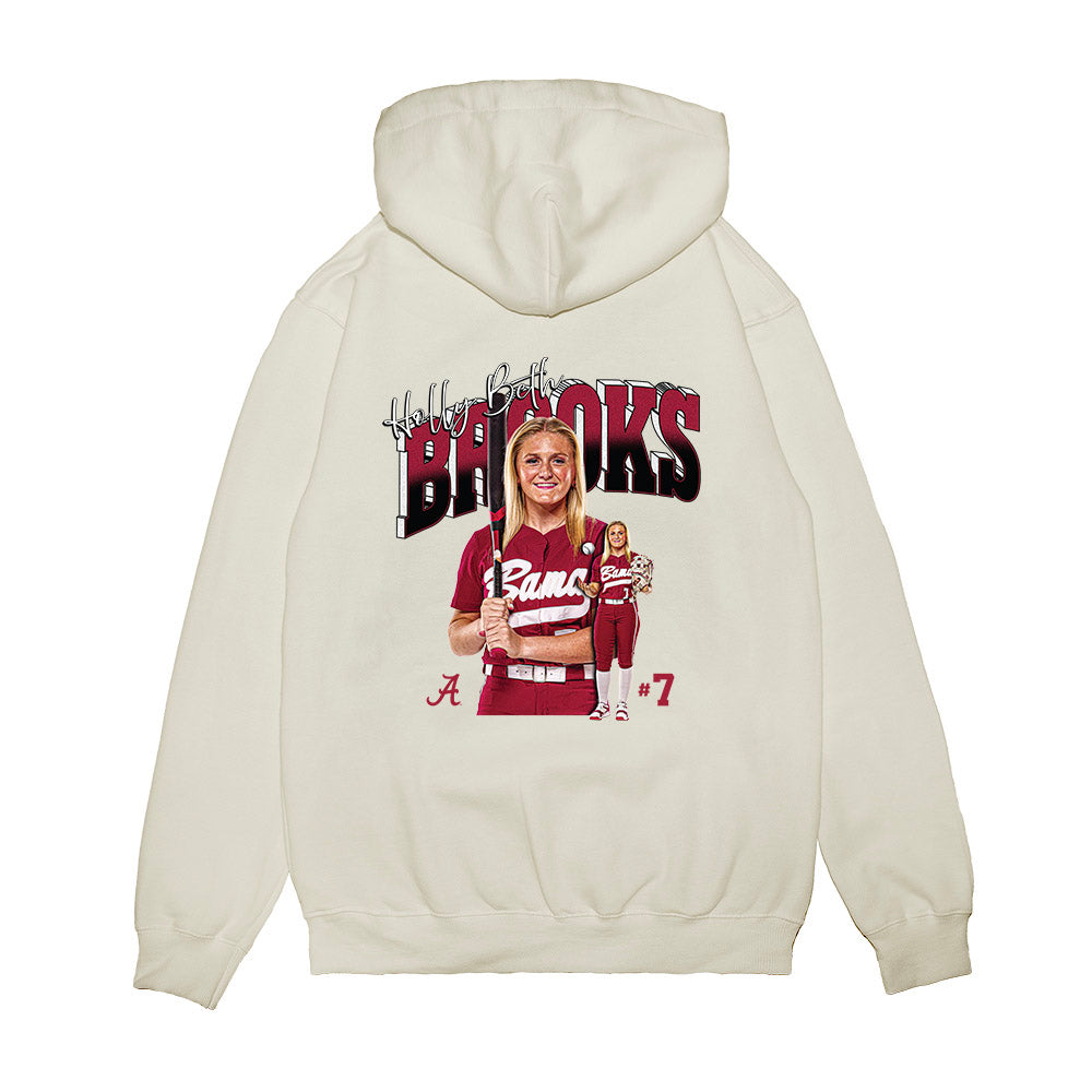 Alabama - NCAA Softball : Holly Beth Brooks - Collage Premium Hooded Sweatshirt-1