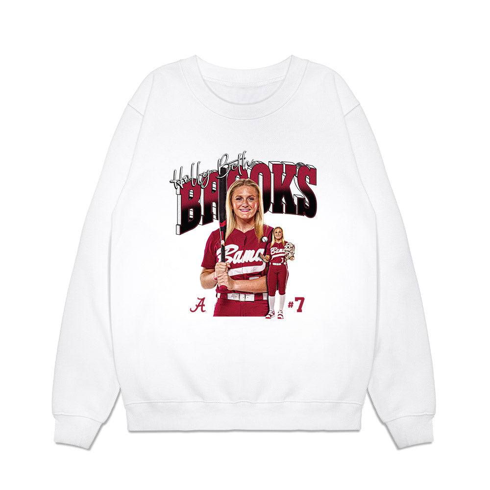 Alabama - NCAA Softball : Holly Beth Brooks - Collage Premium Crewneck Sweatshirt-0