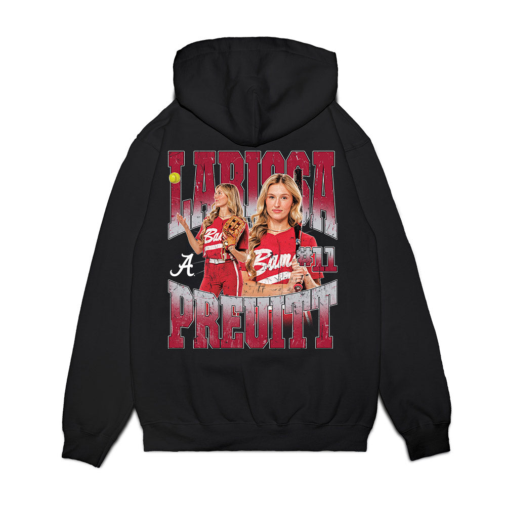 Alabama - NCAA Softball : Larissa Preuitt - Collage Premium Hooded Sweatshirt-1