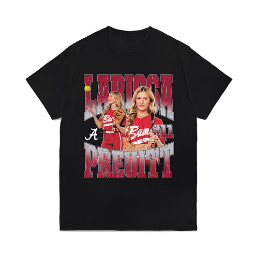 Alabama - NCAA Softball : Larissa Preuitt - Collage Comfort Colors T-Shirt-0
