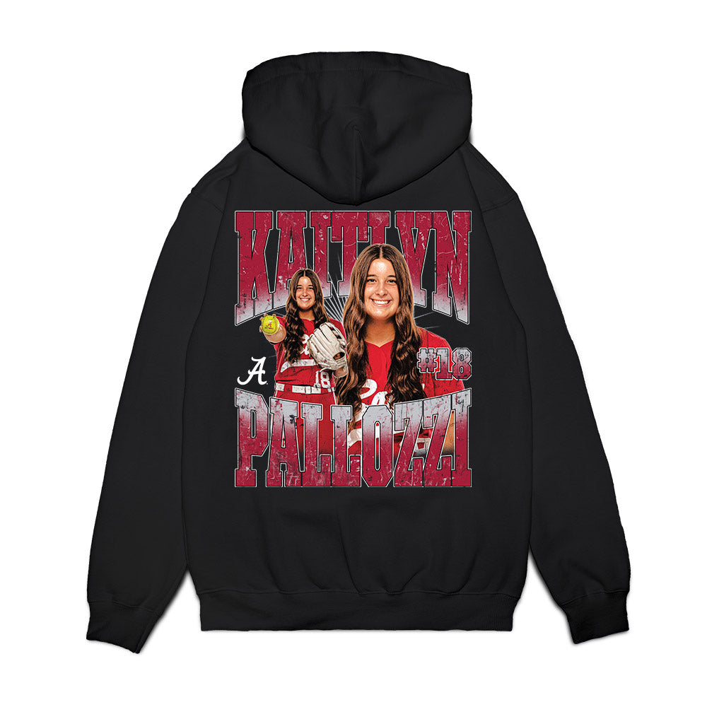 Alabama - NCAA Softball : Kaitlyn Pallozzi - Collage Premium Hooded Sweatshirt-1