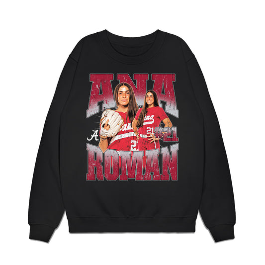 Alabama - NCAA Softball : Ana Roman - Collage Premium Crewneck Sweatshirt-0