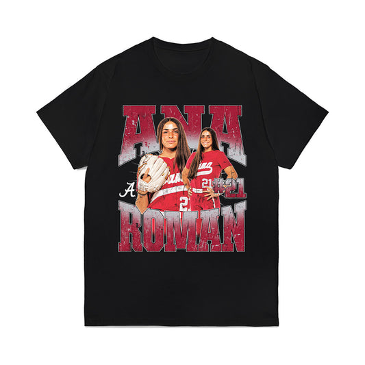 Alabama - NCAA Softball : Ana Roman - Collage Comfort Colors T-Shirt-0