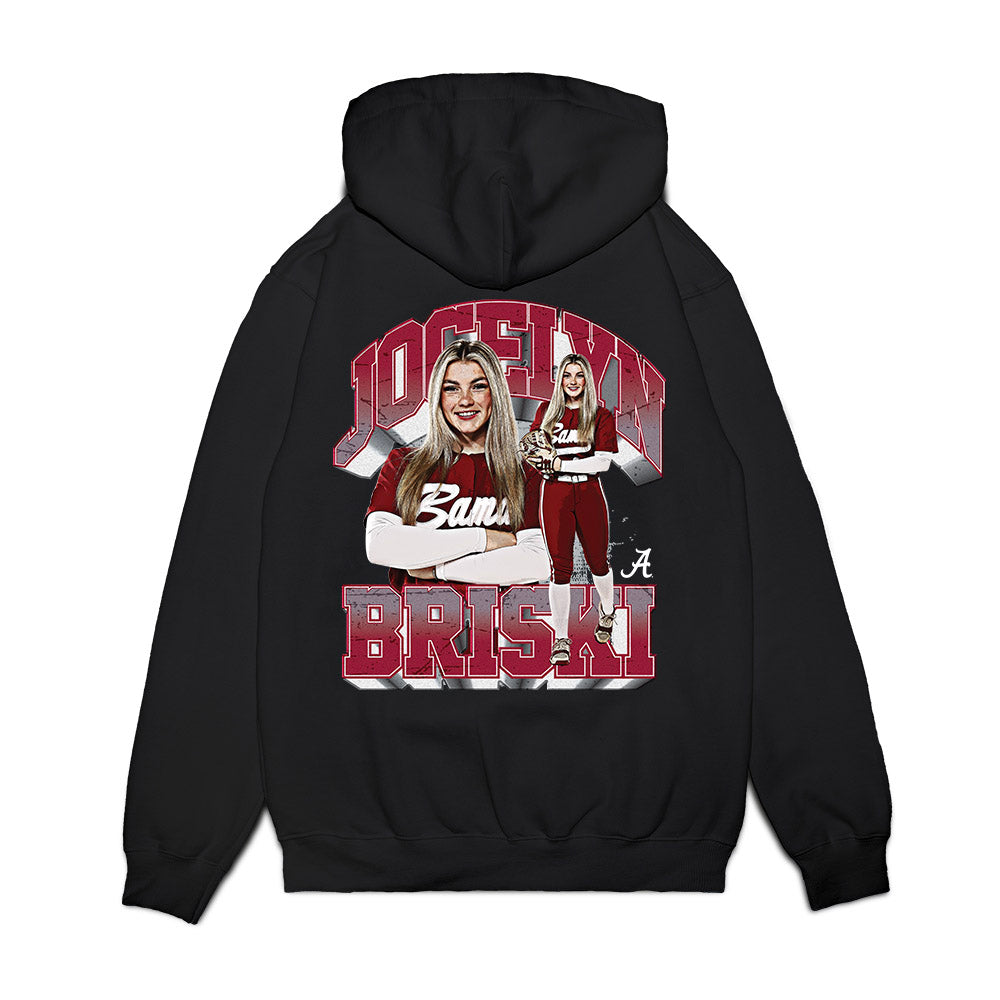 Alabama - NCAA Softball : Jocelyn Briski - Collage Premium Hooded Sweatshirt-1
