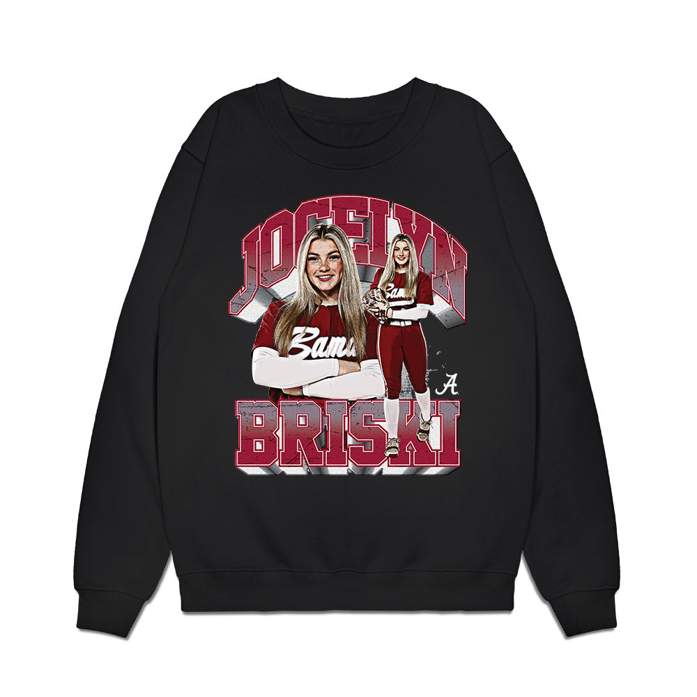 Alabama - NCAA Softball : Jocelyn Briski - Collage Premium Crewneck Sweatshirt-0