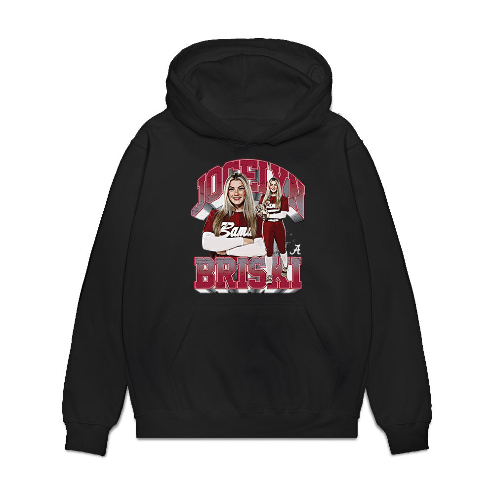 Alabama - NCAA Softball : Jocelyn Briski - Collage Premium Hooded Sweatshirt-0
