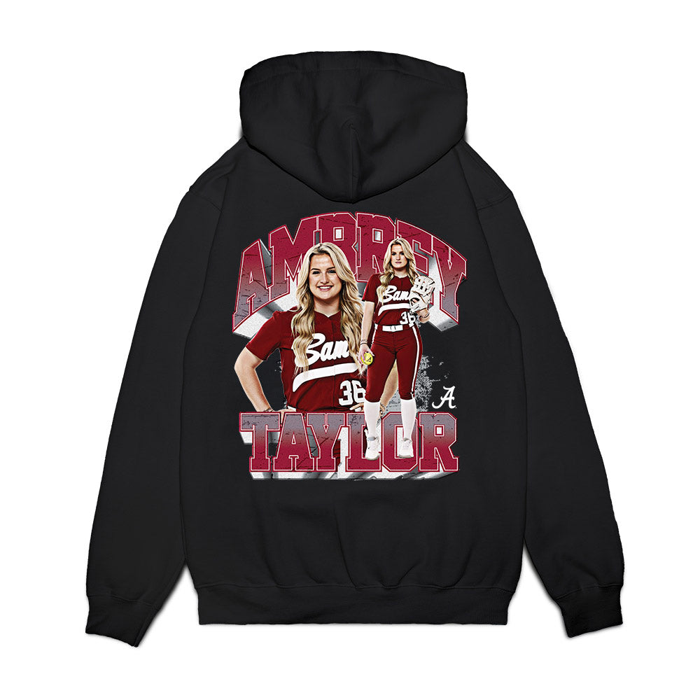 Alabama - NCAA Softball : Ambrey Taylor - Collage Premium Hooded Sweatshirt-1