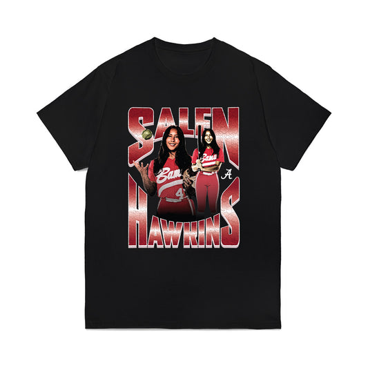 Alabama - NCAA Softball : Salen Hawkins - Collage Comfort Colors T-Shirt-0