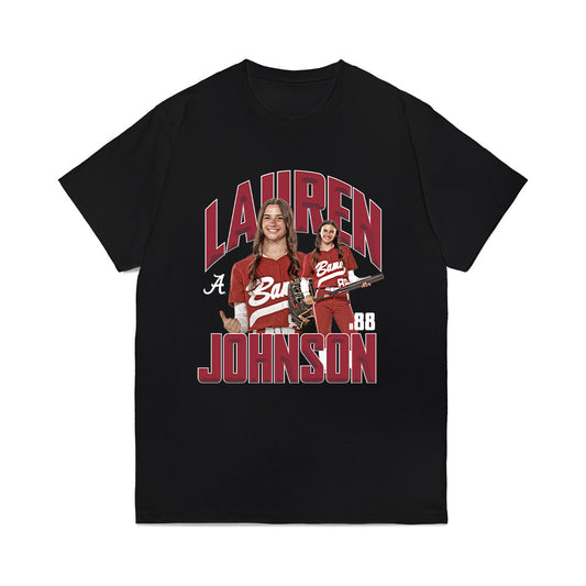 Alabama - NCAA Softball : Lauren Johnson - Collage Comfort Colors T-Shirt-0