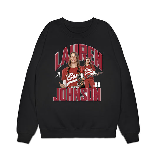 Alabama - NCAA Softball : Lauren Johnson - Collage Premium Crewneck Sweatshirt-0