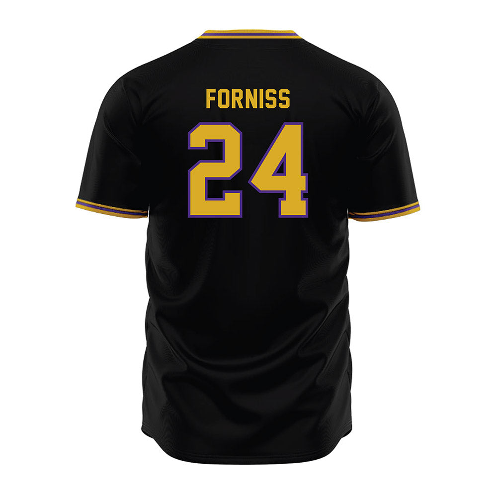 Northwestern - NCAA Baseball : Christian Forniss - Black Jersey-1