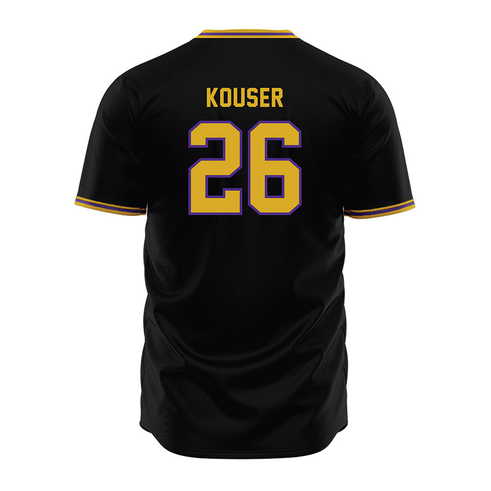 Northwestern - NCAA Baseball : Matthew Kouser - Black Jersey-1