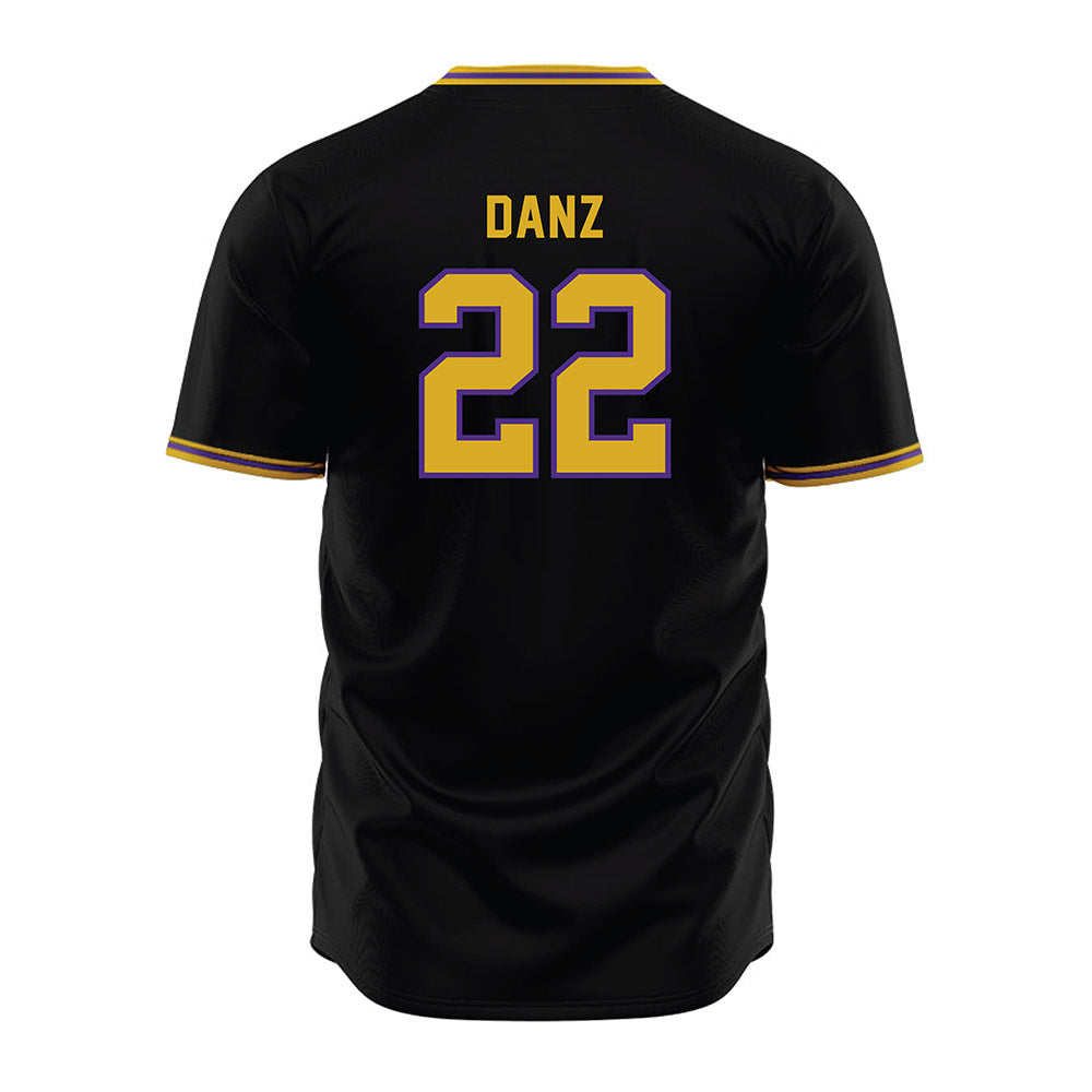Northwestern - NCAA Baseball : Carter Danz - Black Jersey-1
