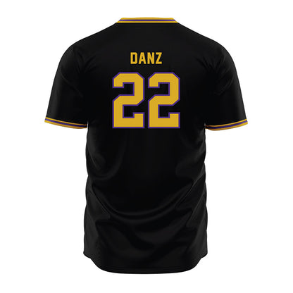 Northwestern - NCAA Baseball : Carter Danz - Black Jersey-1