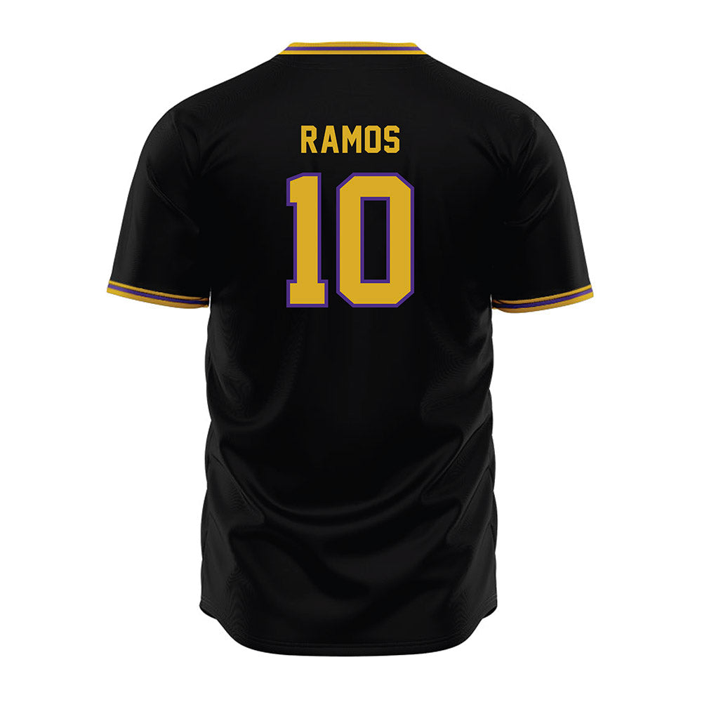 Northwestern - NCAA Baseball : Josh Ramos - Black Jersey-1
