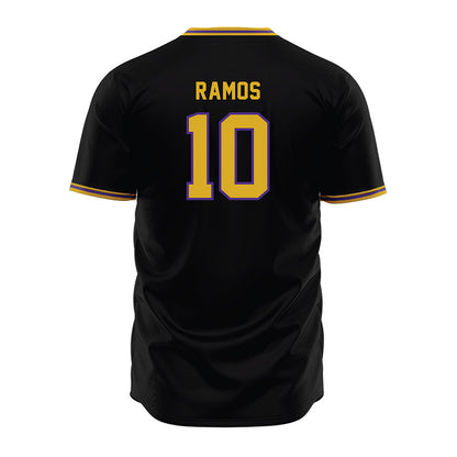 Northwestern - NCAA Baseball : Josh Ramos - Black Jersey-1