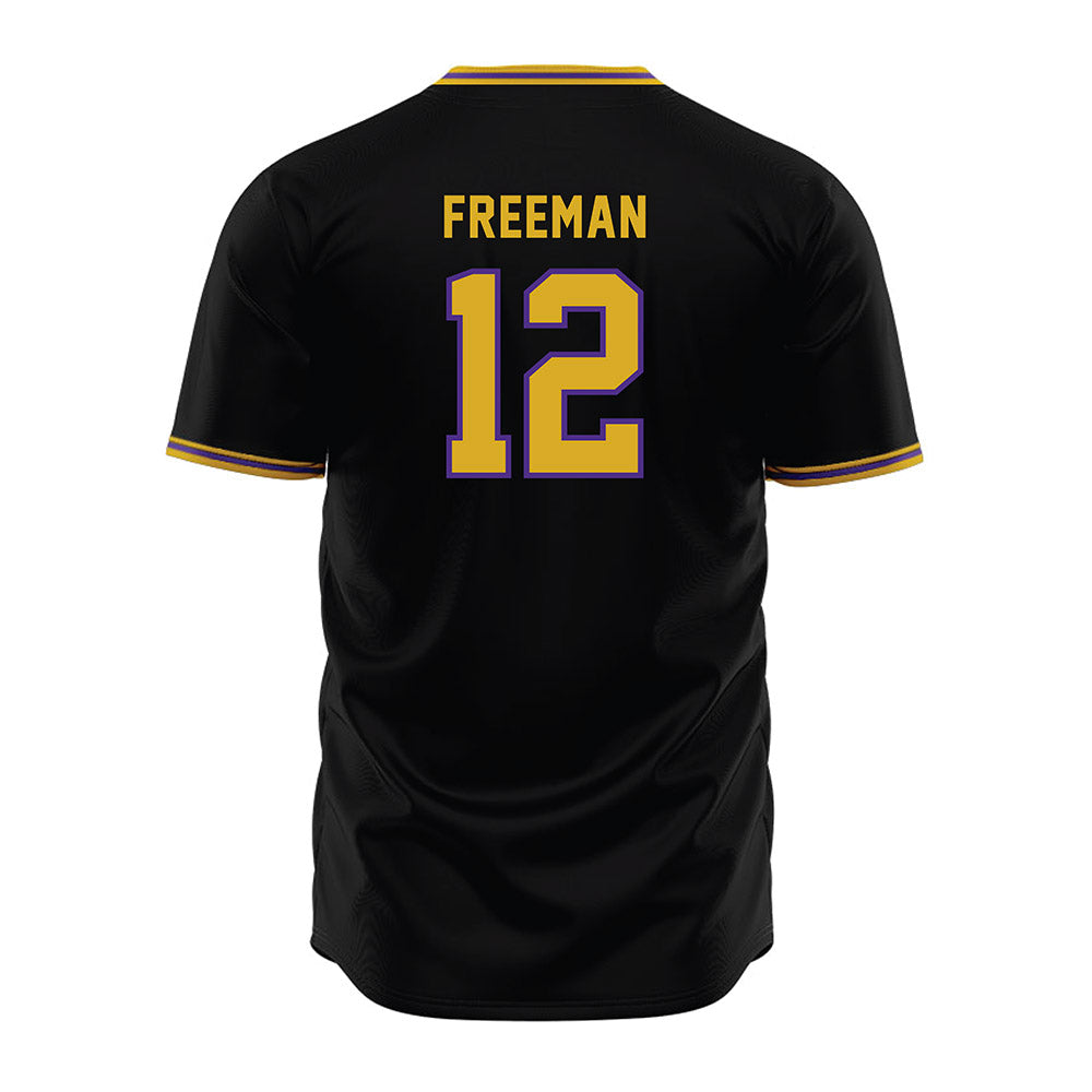 Northwestern - NCAA Baseball : Jackson Freeman - Black Jersey-1