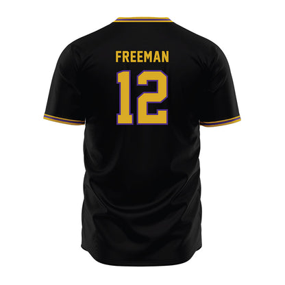 Northwestern - NCAA Baseball : Jackson Freeman - Black Jersey-1